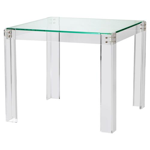 Gwenyth Modern Classic Acrylic Hinge Game Table