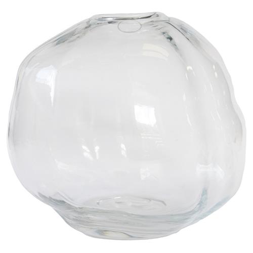 Amara Modern Classic Clear Glass Decorative Table Vase - Small
