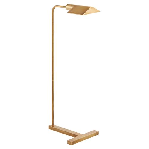Visual Comfort William Pharmacy Industrial Antique Brass Metal Task Floor Lamp