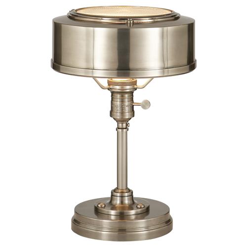 Visual Comfort Henley Industrial Loft Antique Nickel Metal Task Lamp