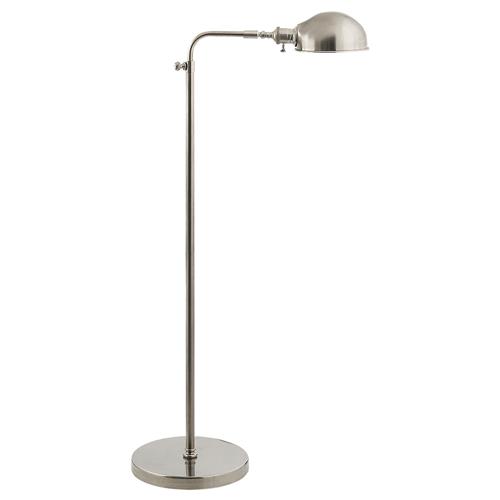 Visual Comfort Old Pharmacy Antique Nickel Dome Adjustable Task Floor Lamp