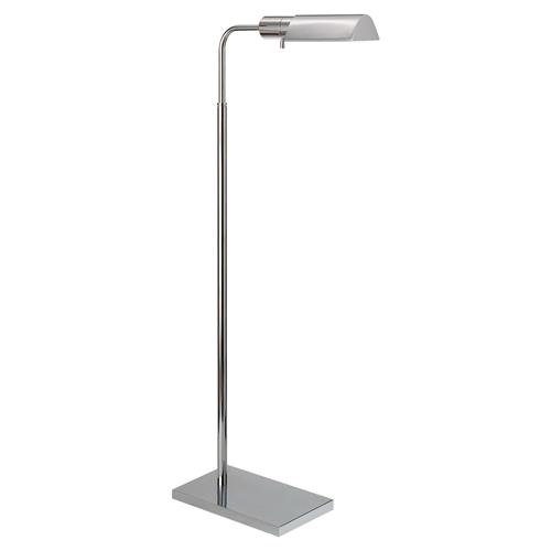 Visual Comfort Studio Modern Classic Polished Nickel Metal Adjustable Floor Lamp