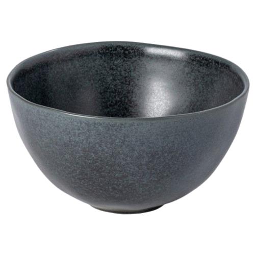 Livia Modern Classic Matte Black Stoneware Cereal Bowl - Set of 4