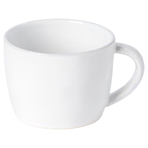 Livia Modern Classic White Stoneware Mug - Set of 4