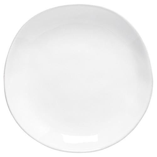 Livia Modern Classic White Stoneware Salad Plate - Set of 4