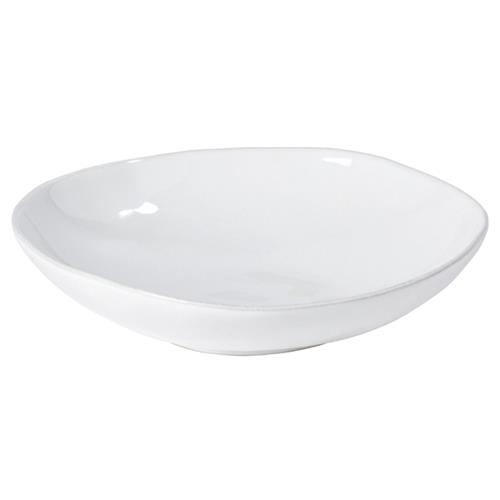 Livia Modern Classic White Stoneware Pasta Bowl - Set of 4
