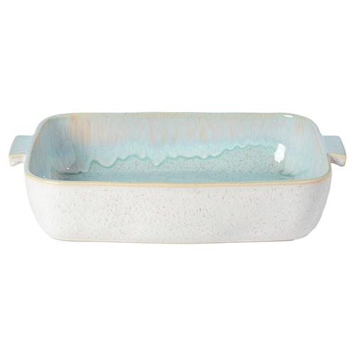 Eivissa Coastal Beach Blue Stoneware Rectangular Baking Dish