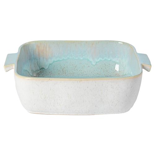 Eivissa Coastal Beach Blue Stoneware Square Baking Dish