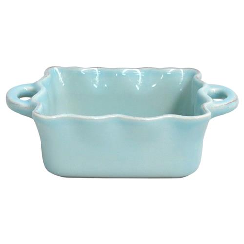 Cook &amp; Host Modern Blue Stoneware Square Baking Dish
