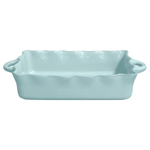 Cook &amp; Host Modern Blue Stoneware Rectangular Baking Dish