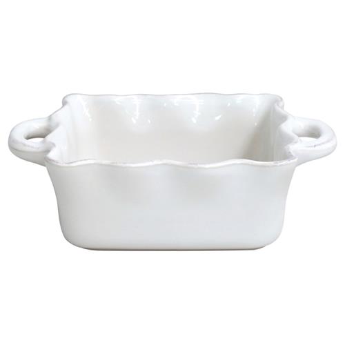 Cook &amp; Host Modern White Stoneware Square Baking Dish