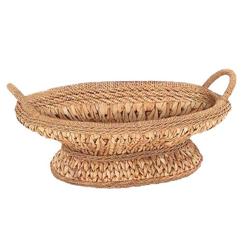 Tara Coastal Beach Natural Handwoven Rattan Decorative Bowl