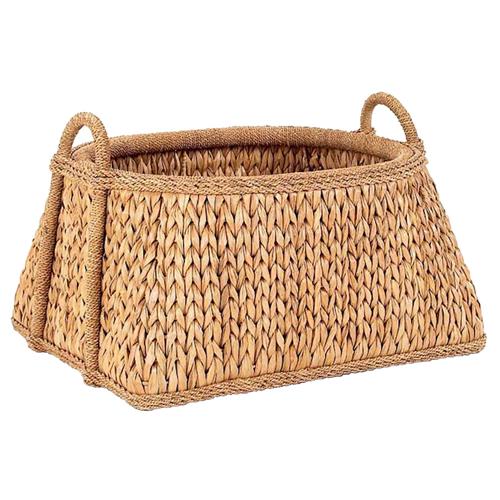 Tara Coastal Beach Natural Handwoven Rattan Floor Basket