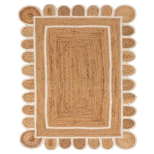 Belinda Coastal Beach Natural Jute Rug - 5&#39;x7&#39;