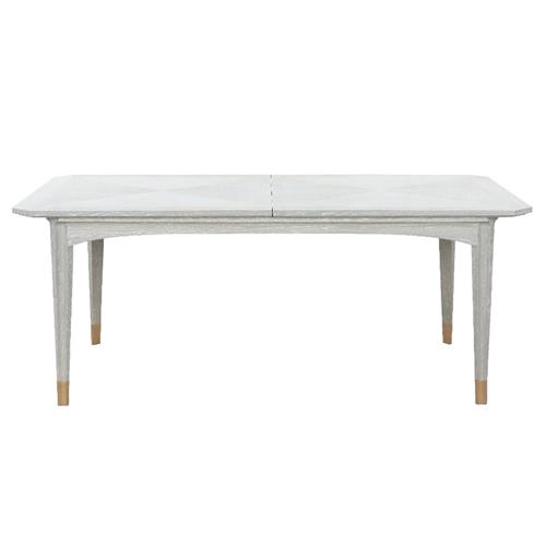 Bertram Modern Grey Oak Extendable Dining Table - 76-100&quot;W