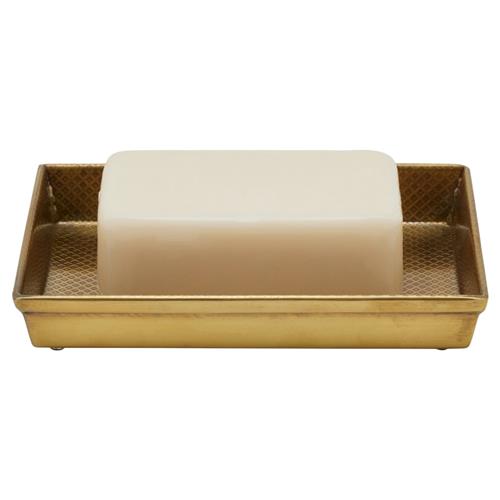 Pigeon and Poodle Hagen Modern Antique Brass Stainless Steel Soap Dish