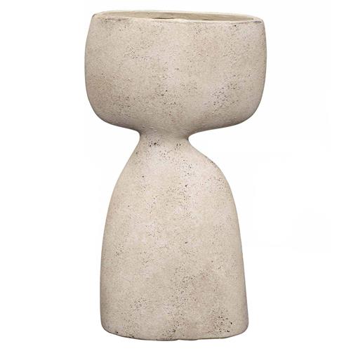 Tabitha Modern Classic Beige Ceramic Decorative Table Vase