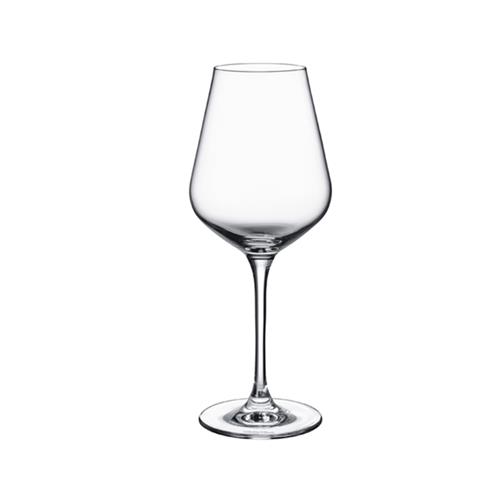 La Divina Modern Clear Crystal White Wine Glass - Set of 4