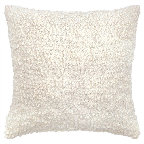Murphy Modern Classic Cream Boucle Throw Pillow - 20x20