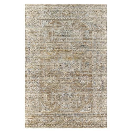 Elle Global Bazaar Brown Oushak Patterned Indoor Outdoor Rug - 5&#39;3&quot;x7&#39;10&quot;