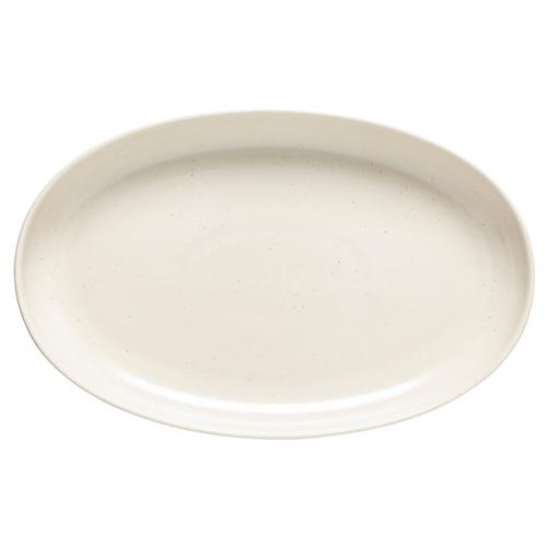 Pacifica Modern Classic Vanilla Stoneware Serving Platter - 13&quot;