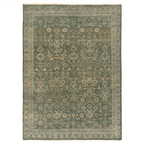 Franchesca French Country Green Wool Oushak Patterned Rug - 8&#39;x10&#39;