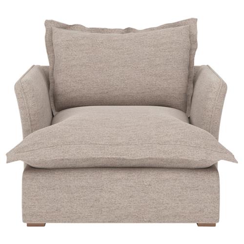 Alanna Modern Classic Ashford Flax Performance Arm Chair