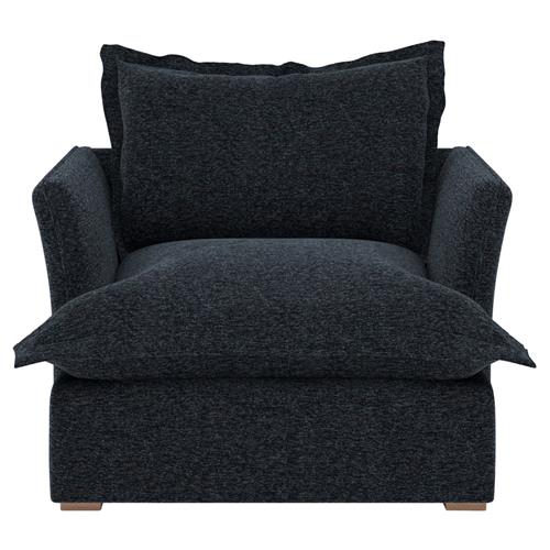 Alanna Modern Classic Ashford Midnight Performance Arm Chair