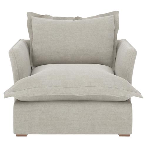 Alanna Modern Classic Braden Bisque Arm Chair