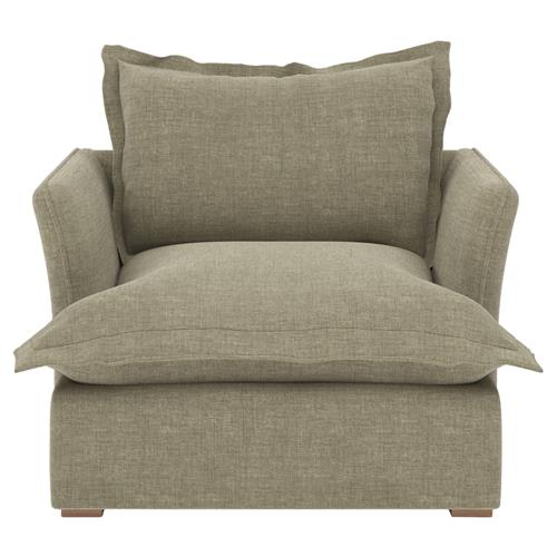 Alanna Modern Classic Braden Oat Arm Chair