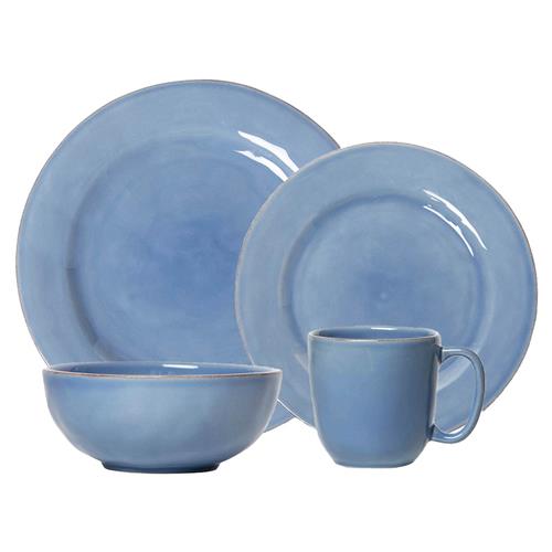 Juliska Puro Modern Classic Chambray Ceramic 4 Piece Place Setting