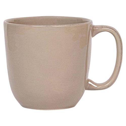 Juliska Puro Modern Classic Taupe Ceramic Mug