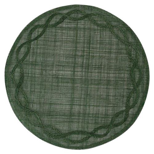Juliska Tuileries Garden French Country Basil Woven Abaca Placemat