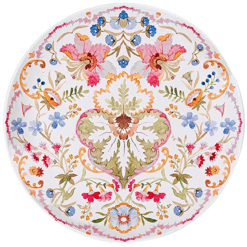 Juliska Sofia French Country Floral Pattern Melamine Dinner Plate