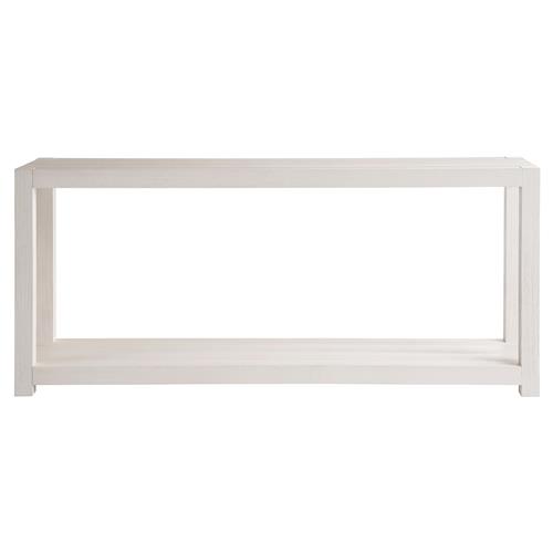 Carter Coastal Beach White Sand Oak Rectangular Console Table