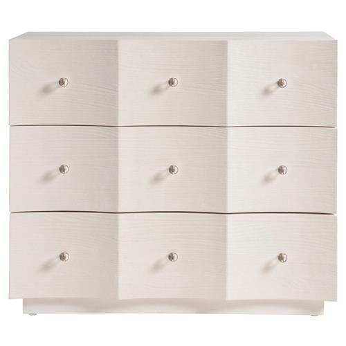 Bennett Mid Century Modern White Oak Bachelor Chest