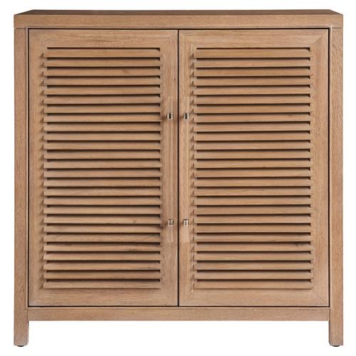 Camilla Coastal Beach Brown Oak Bar Cabinet