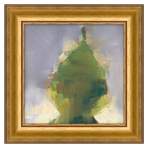 Freya French Green Fruit Gold Frame Painting 5 - 13x13