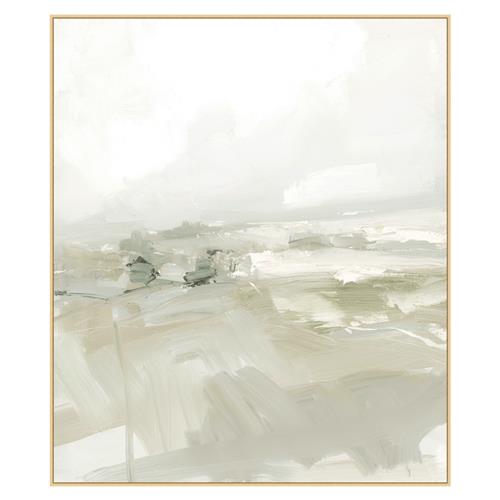 Mahayana Modern Classic Grey Abstract Natural Frame Painting 1 - 60x51