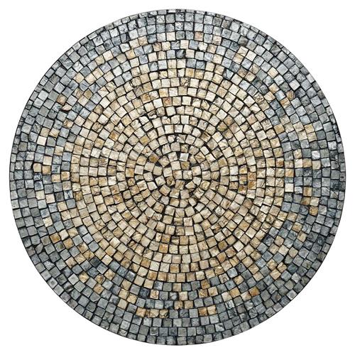 Candice Shell Mosaic Coastal Grey Capiz Shell Placemat - Set of 4