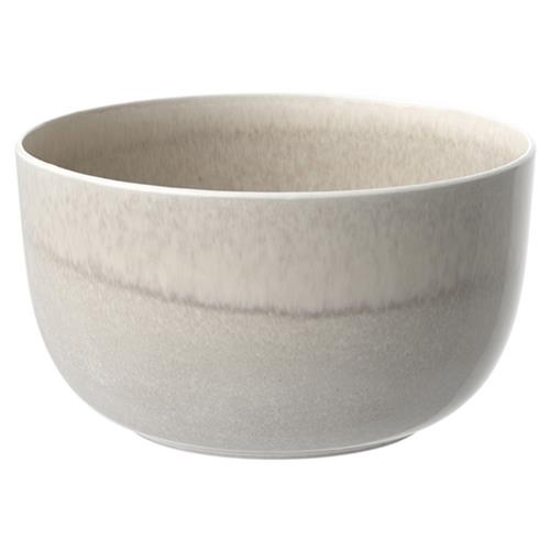 Perlemor Coastal Beach Beige Porcelain Serving Bowl