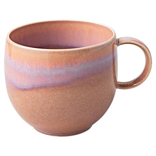 Perlemor Coastal Beach Coral Pink Porcelain Mug