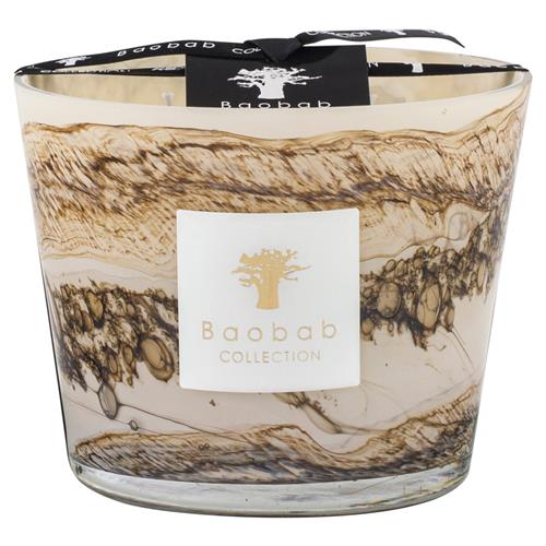 Baobab Collection Sand Siloli Industrial Beige Glass Scented Candle - Small