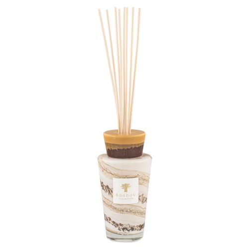 Baobab Collection Sand Siloli Beige Glass Natural Rattan Totem Diffuser - Small