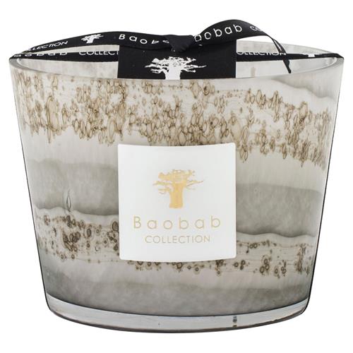 Baobab Collection Sand Atacama Industrial Grey Glass Scented Candle - Small