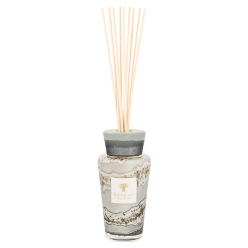 Baobab Collection Sand Atacama Grey Glass Natural Rattan Totem Diffuser - Small
