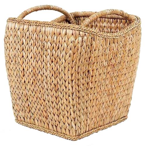 Tara Coastal Beach Natural Handwoven Rattan Vineyard Floor Basket