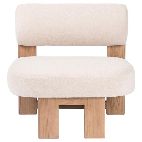 Carlo Modern Classic Cream Performance Occasional Chair