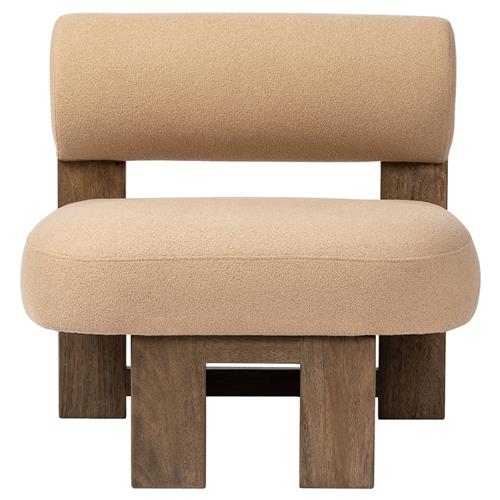 Carlo Modern Classic Brown Performance Occasional Chair