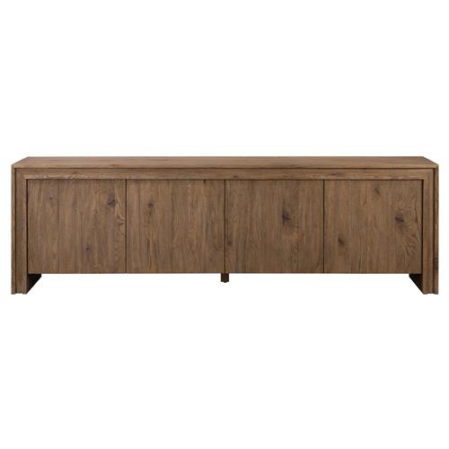 Faron Rustic Lodge Brown Oak Media Console